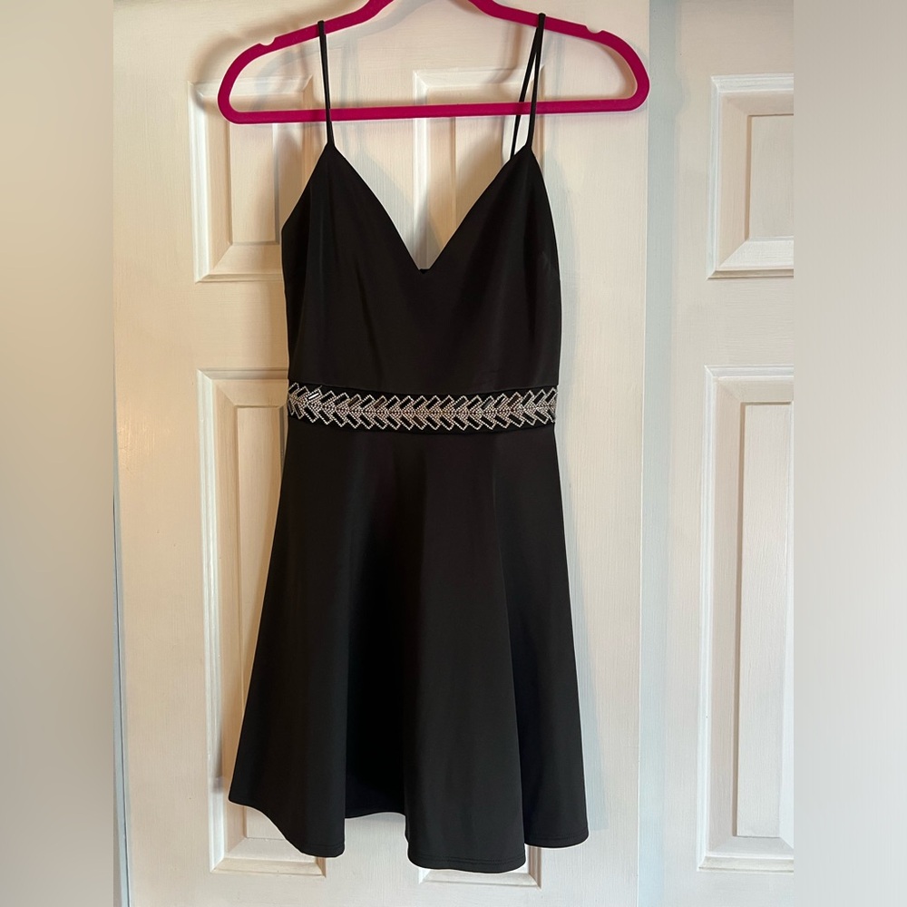 Short black dress